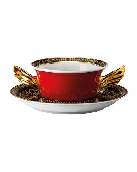 versace red medusa cream soup